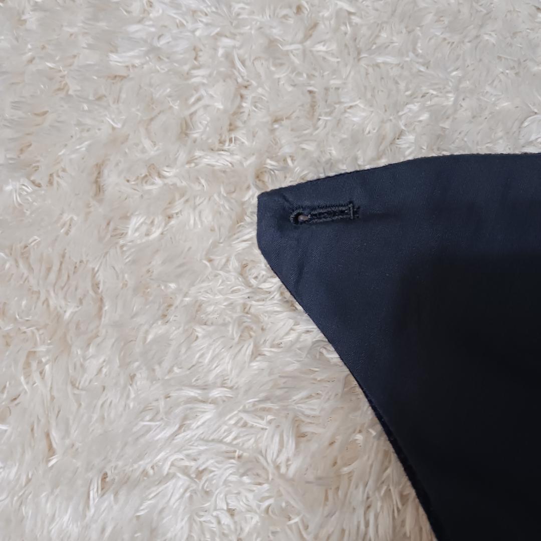 batak house cut 日本製 英国製ウール 厚手生地 ヘリンボーン 紺