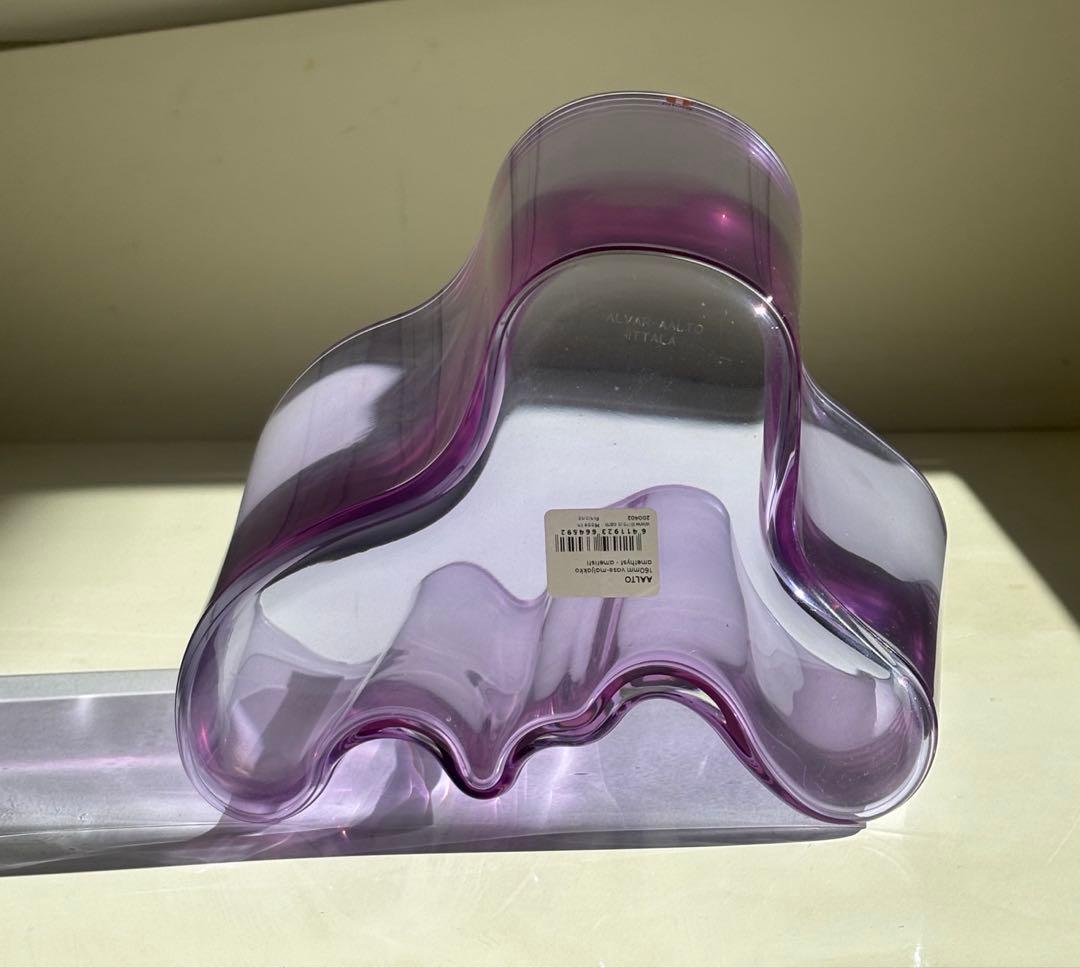 イッタラ アルヴァ　アアルト　ベース　アメジスト　限定品　160mm