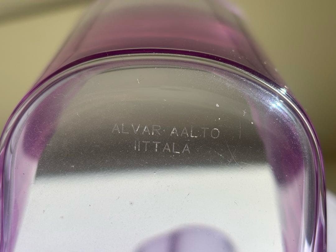 イッタラ アルヴァ　アアルト　ベース　アメジスト　限定品　160mm