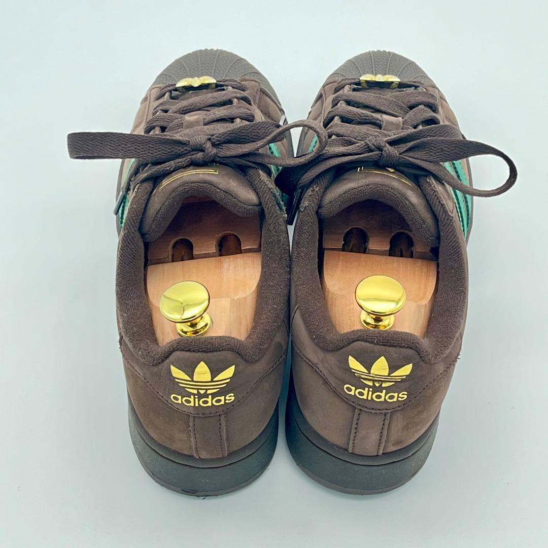 限定アディダス スーパースター2 リップスライム 24cm 茶緑 コラボ 完売品