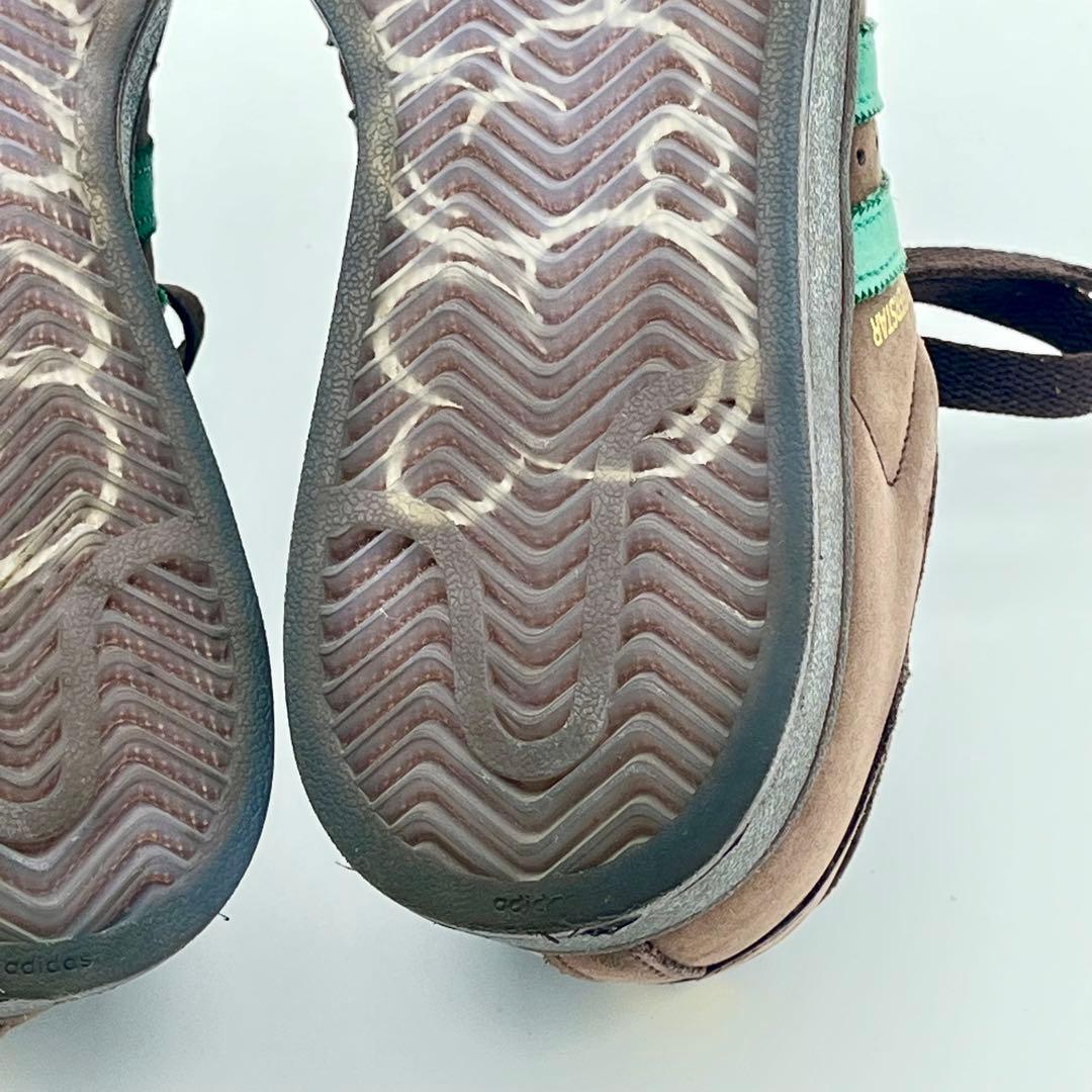 限定アディダス スーパースター2 リップスライム 24cm 茶緑 コラボ 完売品