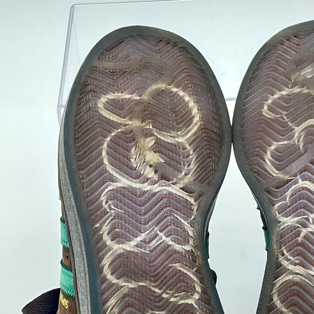 限定アディダス スーパースター2 リップスライム 24cm 茶緑 コラボ 完売品