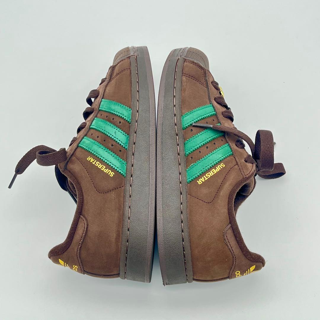 限定アディダス スーパースター2 リップスライム 24cm 茶緑 コラボ 完売品