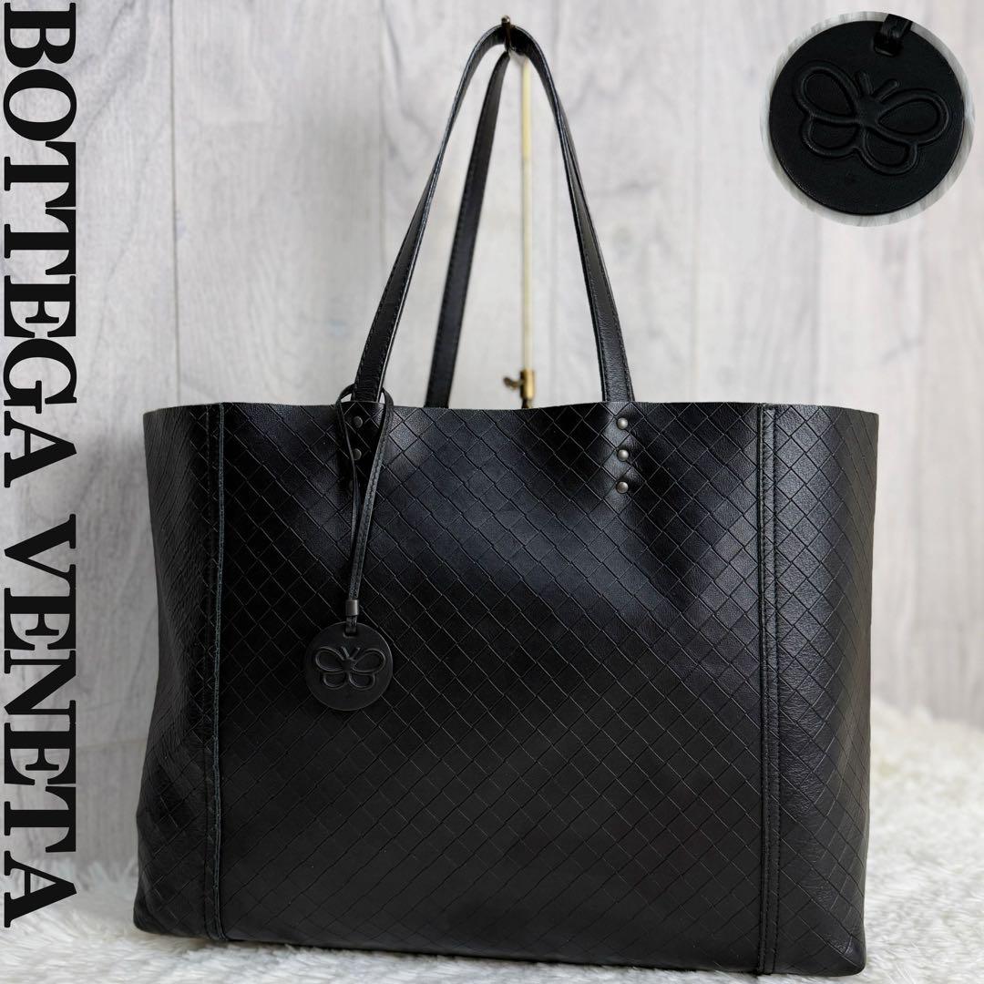 美品♡A4可♡ボッテガヴェネタ イントレッチオ ミラージュ レザー トートバッグ