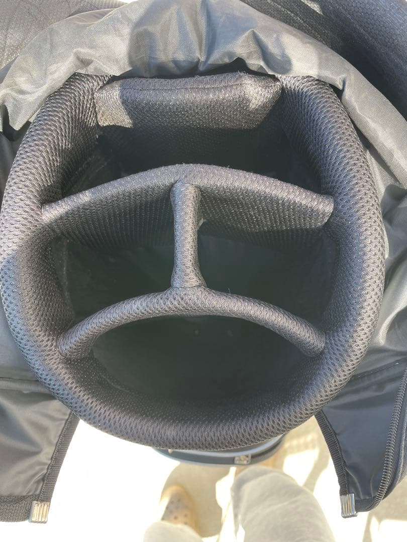 Munsingwear キャディバッグ 黒/白