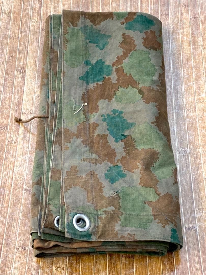 旧東ドイツ 人民軍 タープ ブルメンターン フローラルカモ