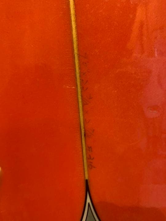 手渡し　DELUXE サーフボード湘南地区での手渡し限定　赤　レトロ　インテリア