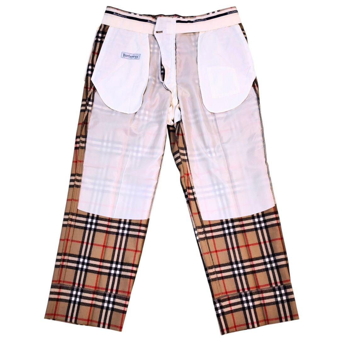 Burberrys‘ ノバチェック ウールパンツ 三陽商会 88 L