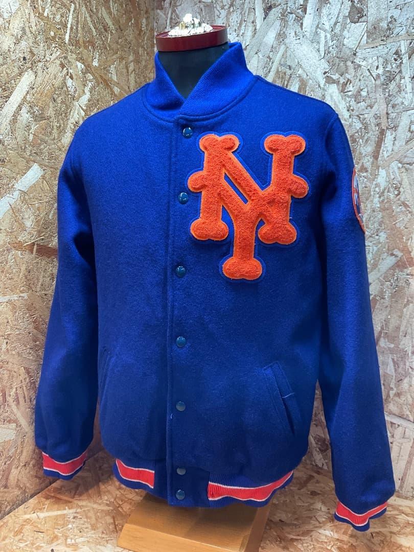 ミッチェル＆ネス USA製 1969 ニューヨーク メッツ ウールスタジャン M