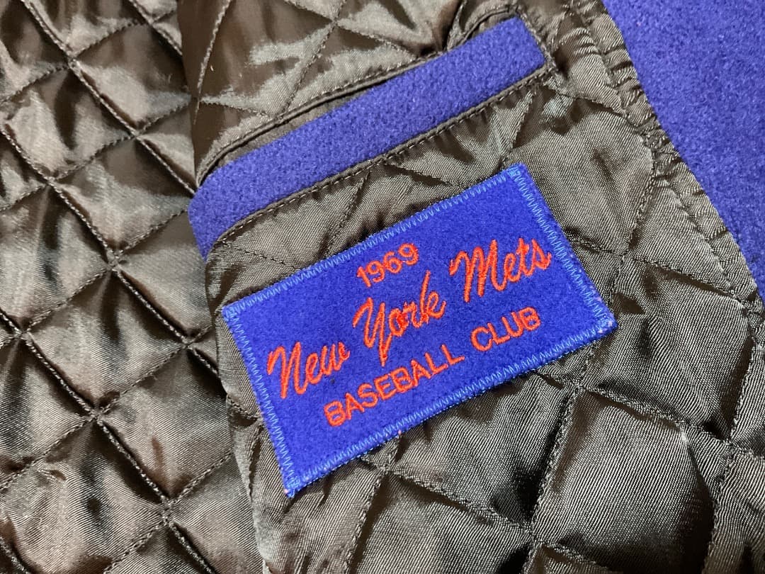 ミッチェル＆ネス USA製 1969 ニューヨーク メッツ ウールスタジャン M