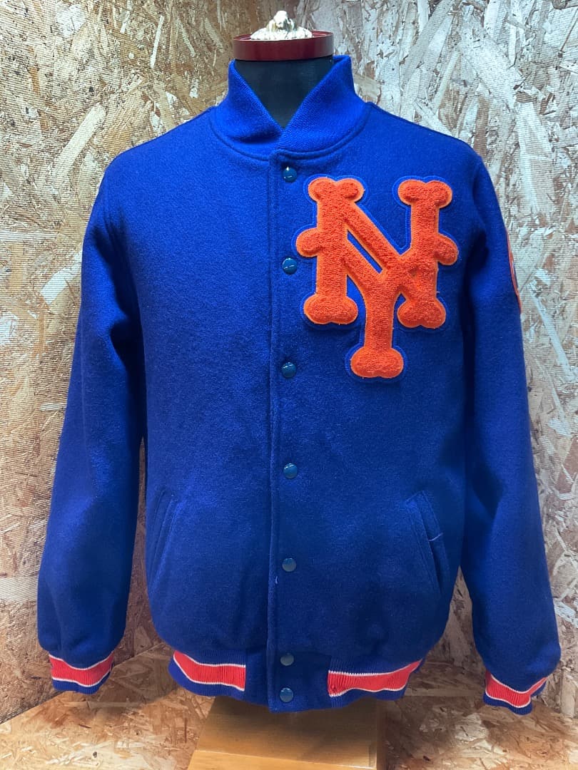 ミッチェル＆ネス USA製 1969 ニューヨーク メッツ ウールスタジャン M