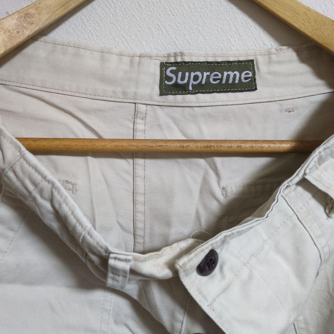 Supreme ワークパンツ ホワイト90年代未使用