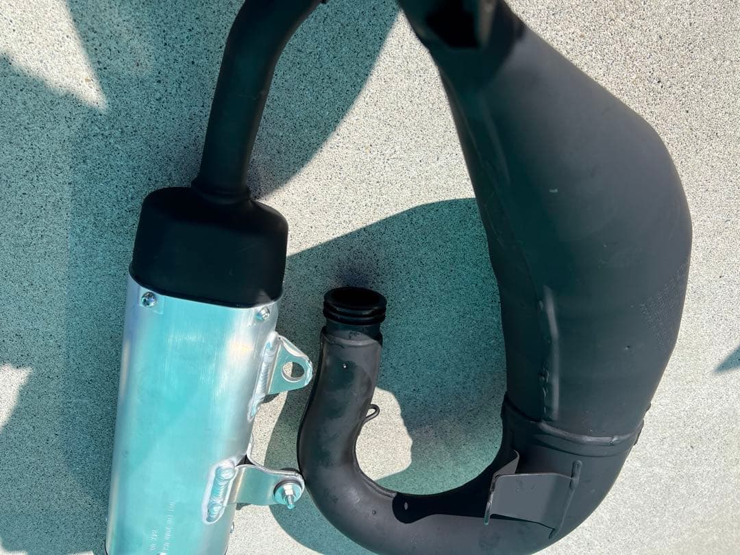 YZ125 チャンバー、サイレンサー