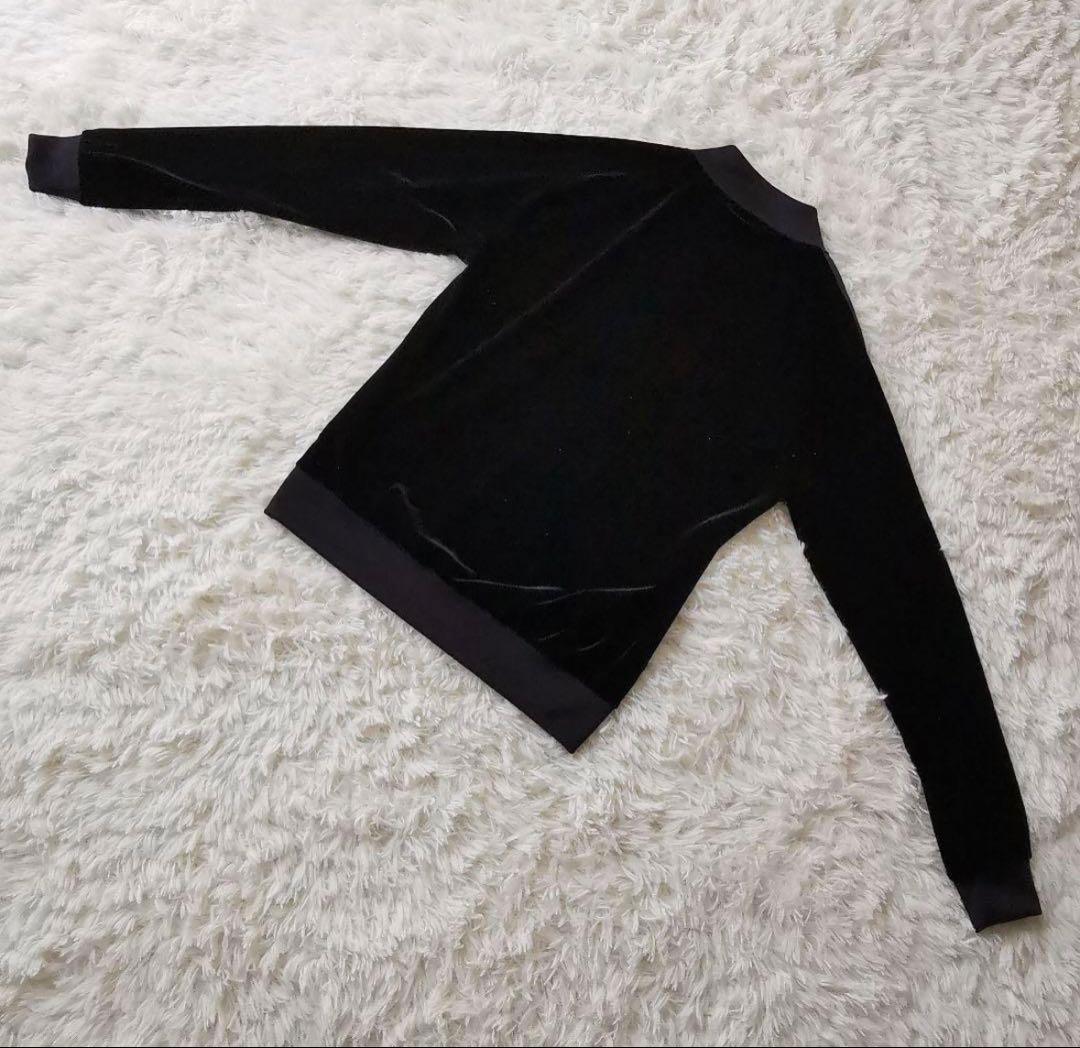 adidas ベルベット ジャージ 黒 UK 10