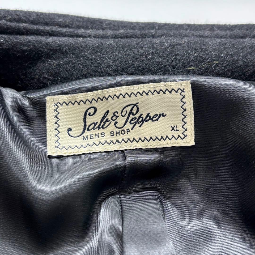 美品✨ salt&pepper 大戦モデル Pコート ブラック XLサイズ