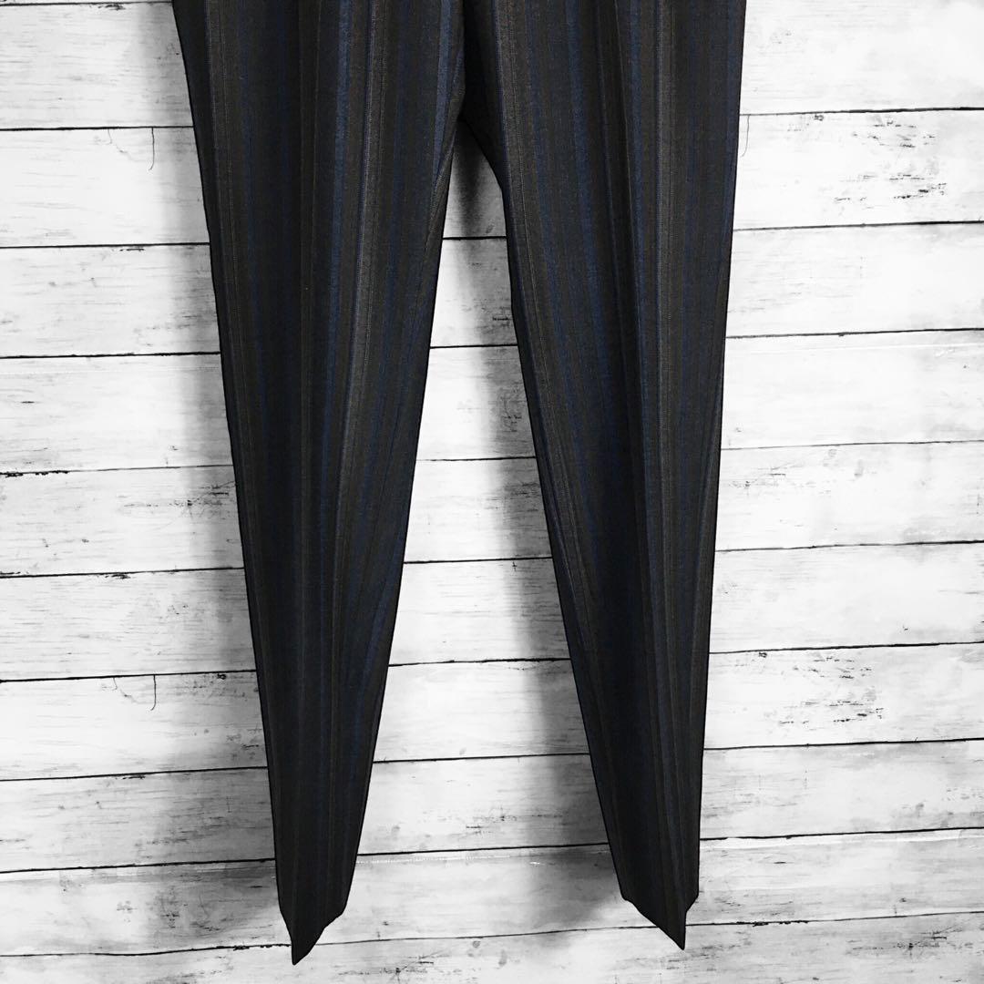 エトロ スリーピースピース ストライプセットアップスーツ ペイズリー 48サイズ