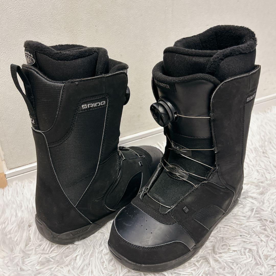 【極美品】RIDE X HARPER スノーボードブーツ ブラック　25.5㎝