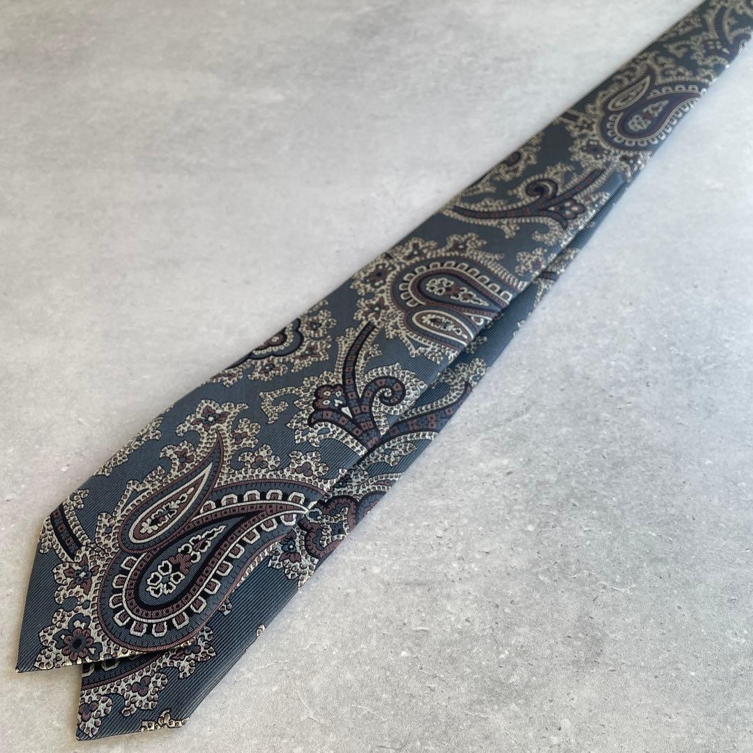 25年秋冬新作Holiday&Brownホリデー&ブラウン　ペイズリータイ