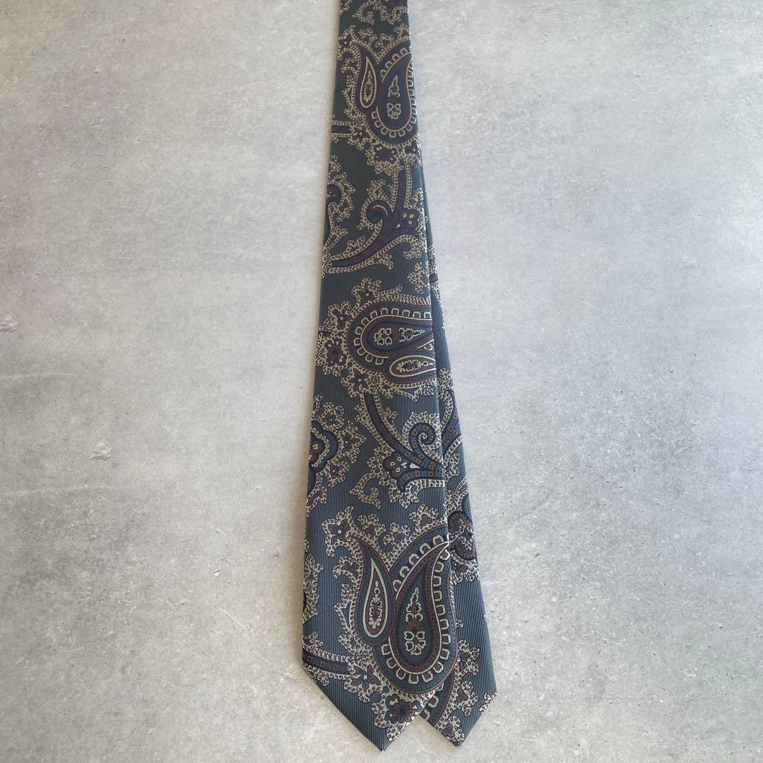 25年秋冬新作Holiday&Brownホリデー&ブラウン　ペイズリータイ