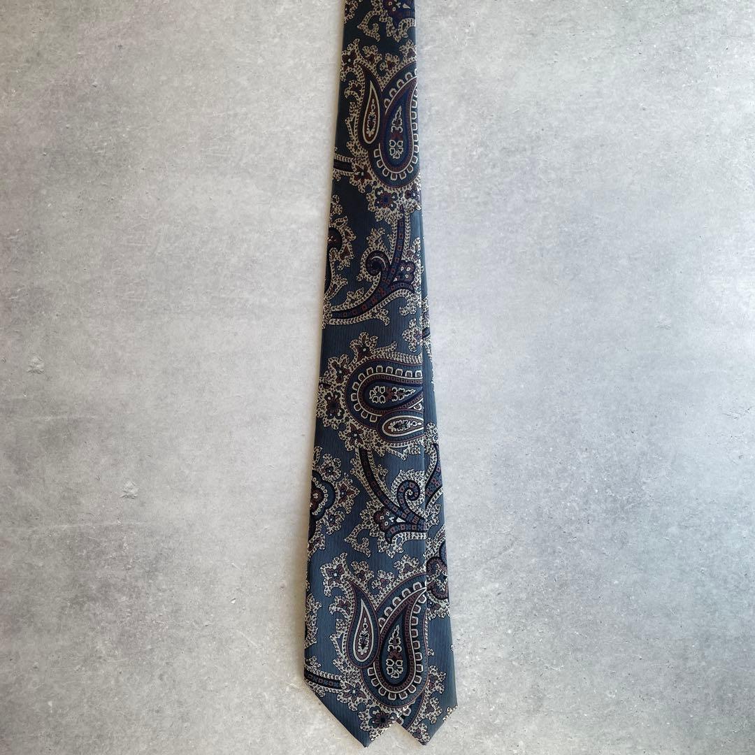 25年秋冬新作Holiday&Brownホリデー&ブラウン　ペイズリータイ