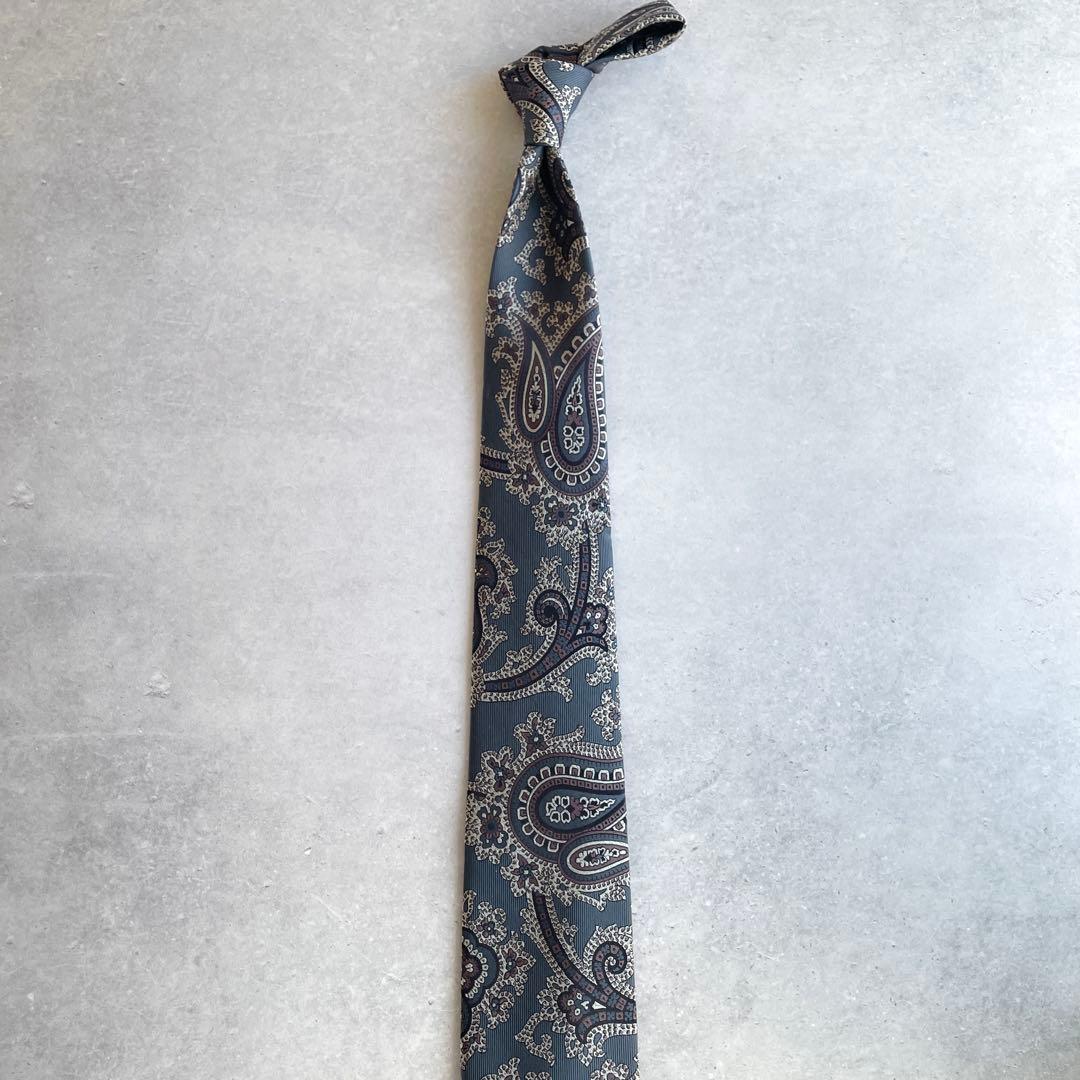 25年秋冬新作Holiday&Brownホリデー&ブラウン　ペイズリータイ