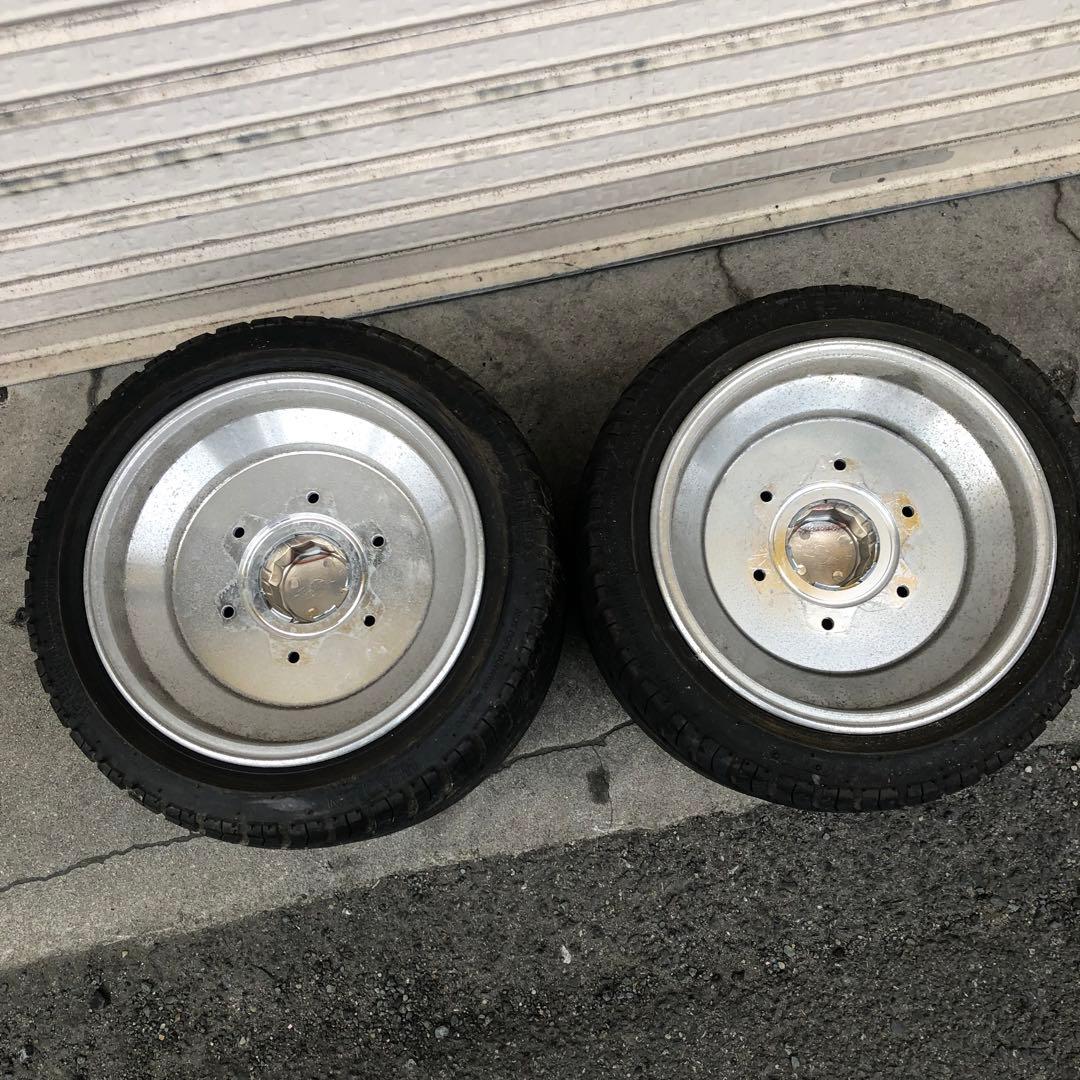 送料込み☆HONDA２サイクルジャイロ　リアワイドホイール　６穴ポン付け偏平