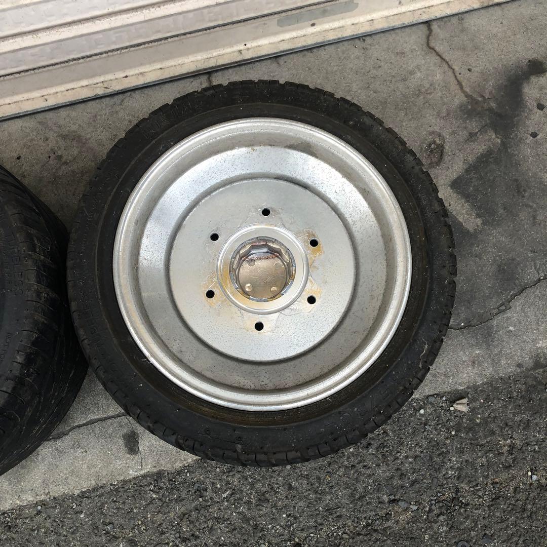 送料込み☆HONDA２サイクルジャイロ　リアワイドホイール　６穴ポン付け偏平