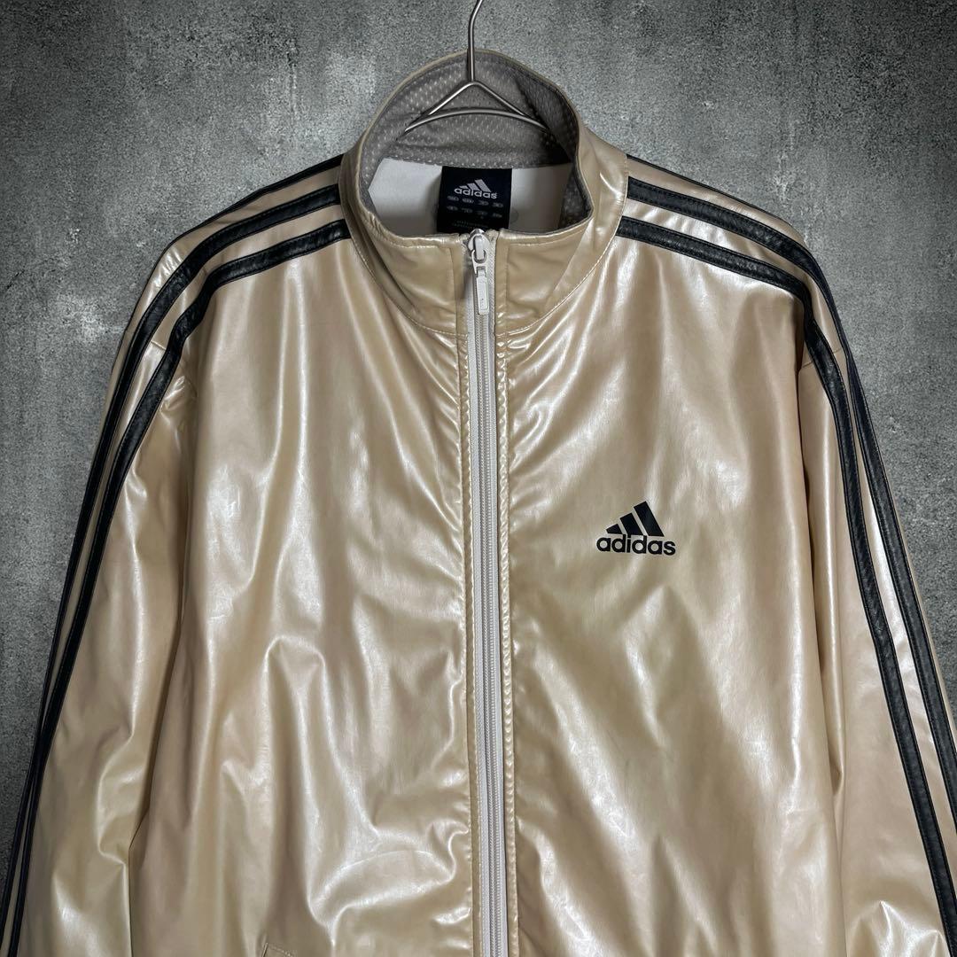 Y2K アディダス 光沢 セットアップジャージ ストリート 00s