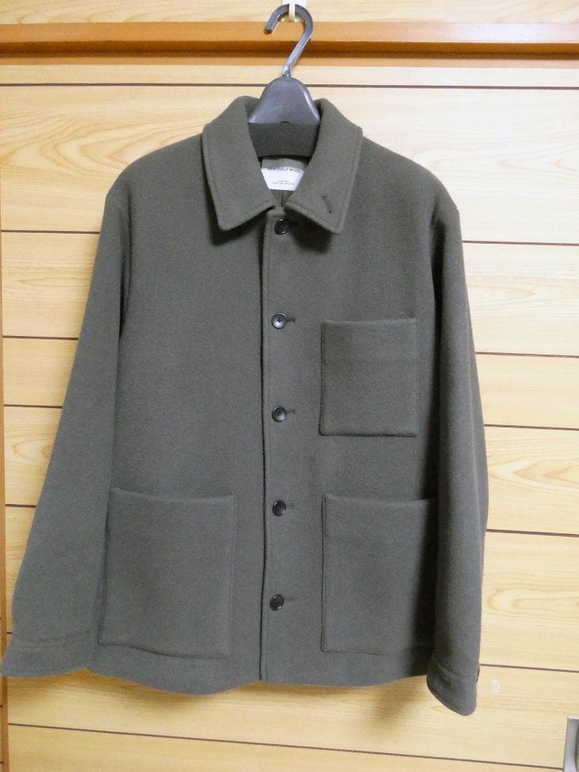 美品！グリーンレーベル SENTDALE WOOL カバーオール S オリーブ