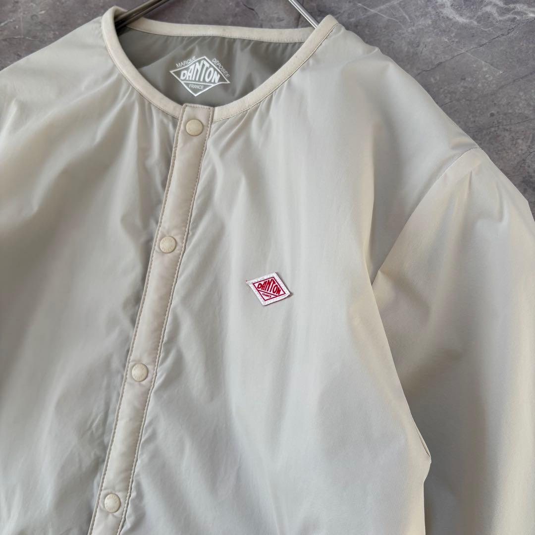 DANTON インサレーション カラーレス ジャケット S アイボリー 袋付き