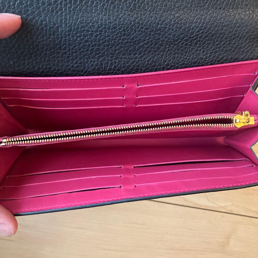 【美品】ルイヴィトン ポルトフォイユカプシーヌ 長財布 レディース 黒