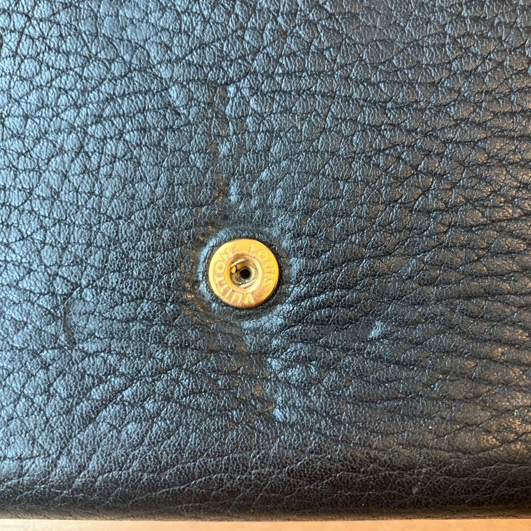 【美品】ルイヴィトン ポルトフォイユカプシーヌ 長財布 レディース 黒