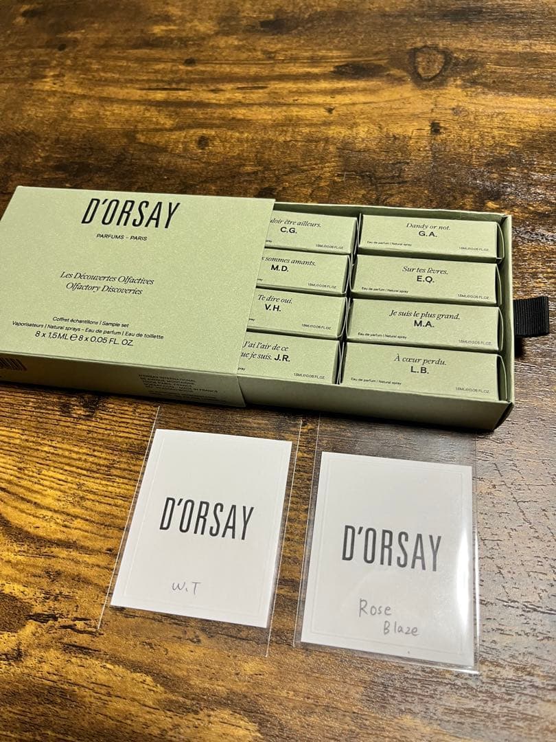 D'ORSAY Les Découvertes Olfactives セット