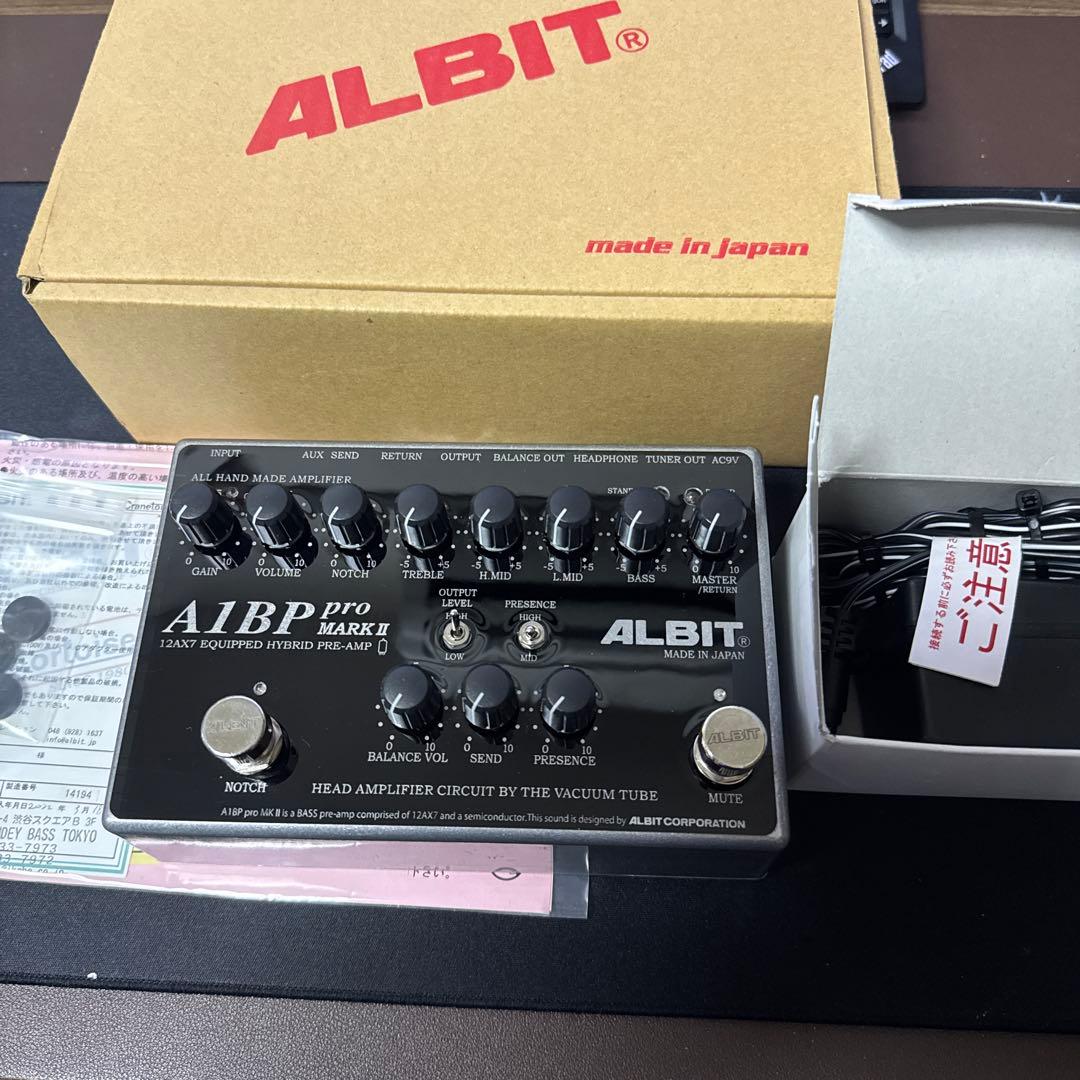 ALBIT A1BP pro MARK II ベースプリアンプ