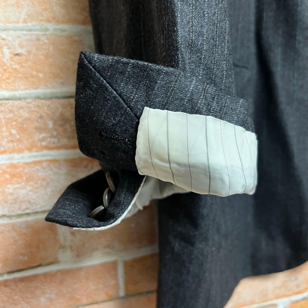 チョークストリームxロロピアーナ　WISH ストライプ柄　スーツセットアップ　L