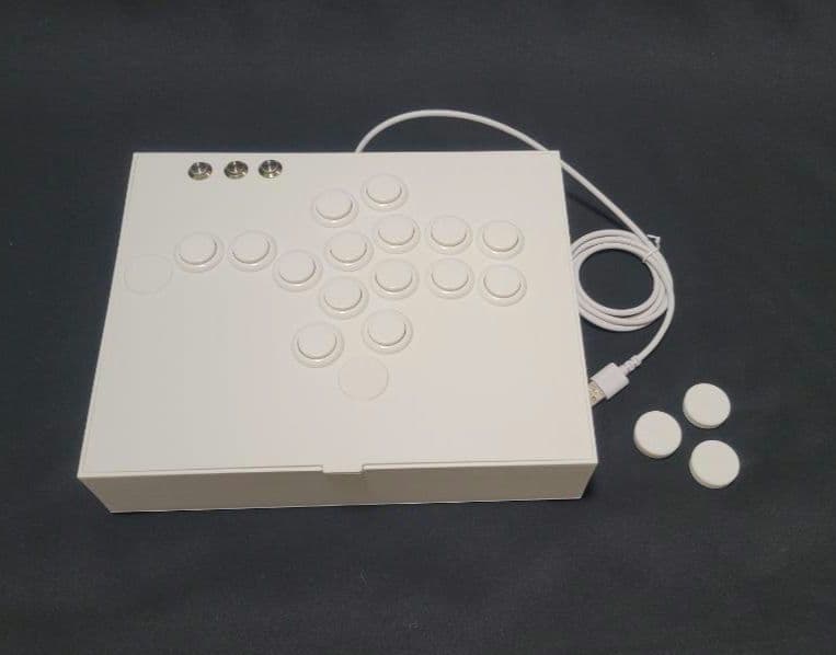 自作11ボタンレバーレスコントローラー