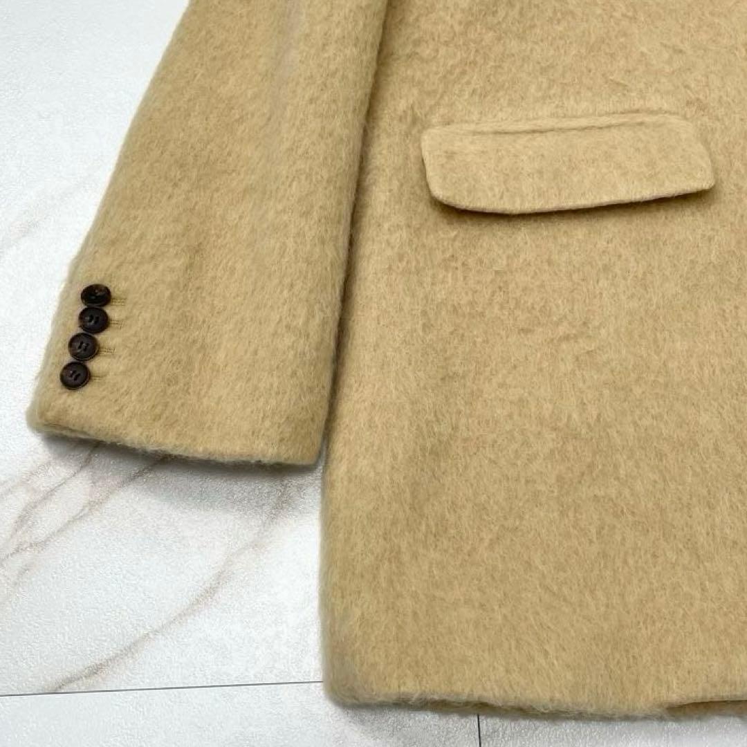 【新品タグ付き 24aw】エミ シャギーテーラードジャケットコート ベージュ 1