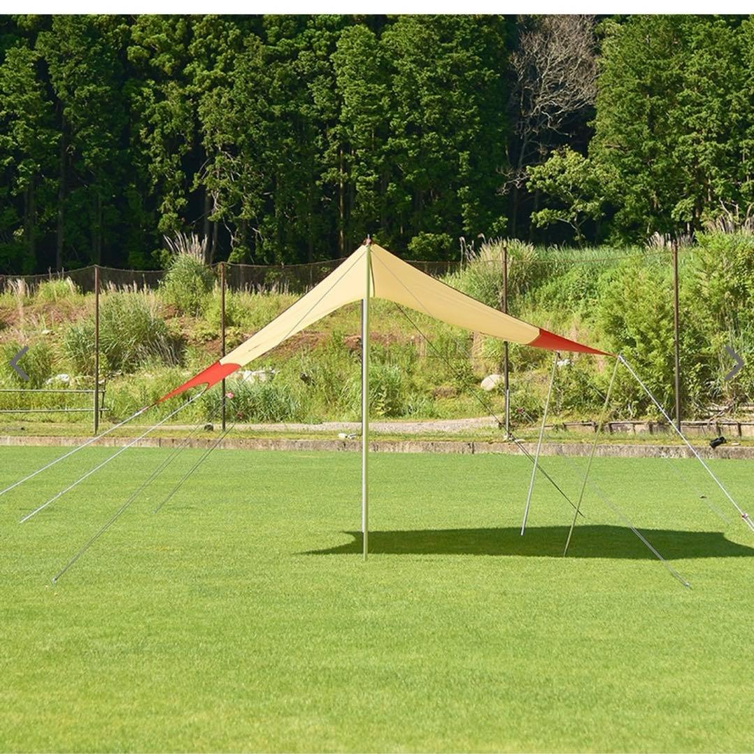 新品未使用未開封！　CHUMS BOOBY HEXATARP beige/red