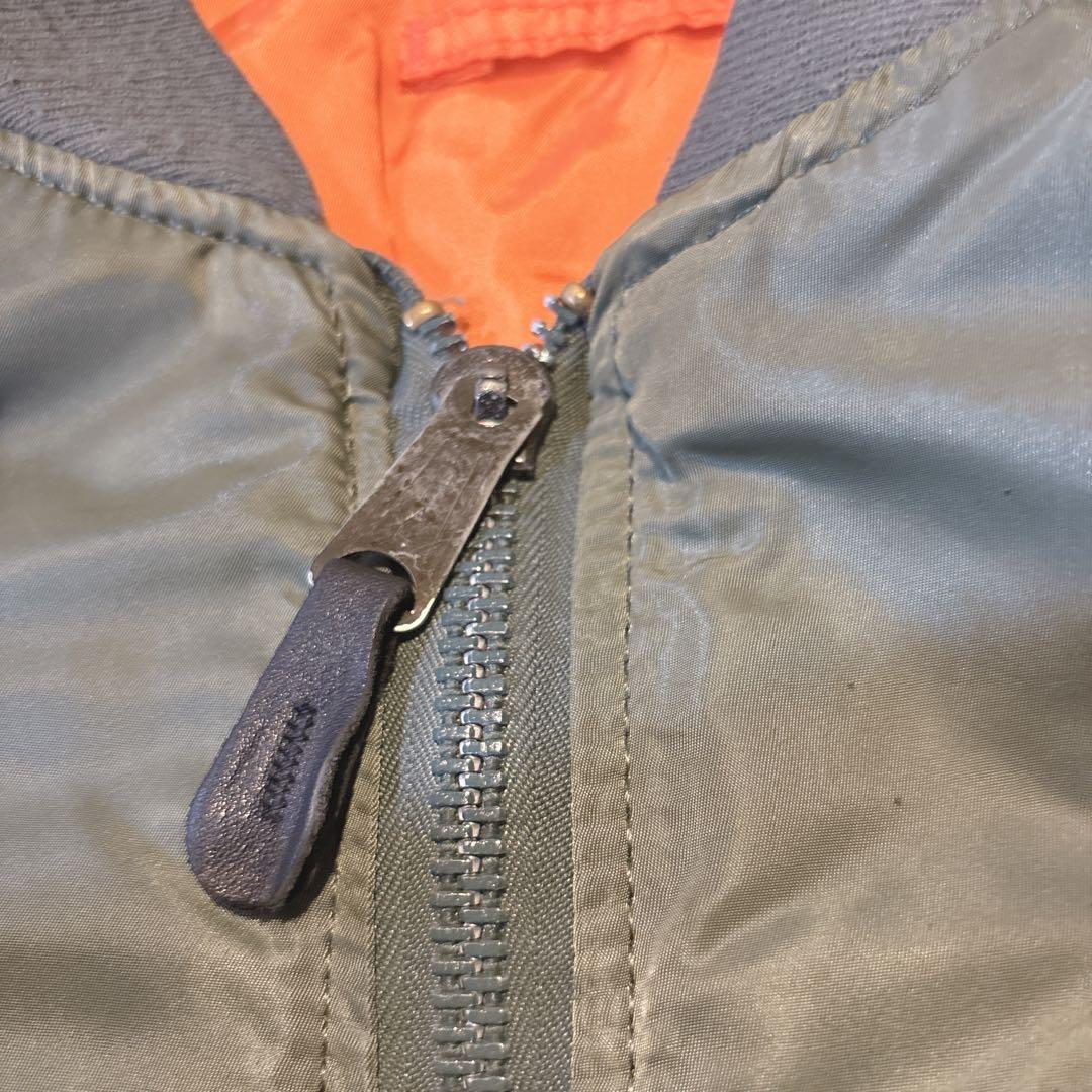90s ALPHA INDUSTRIES アルファ MA-1 USA製 XL