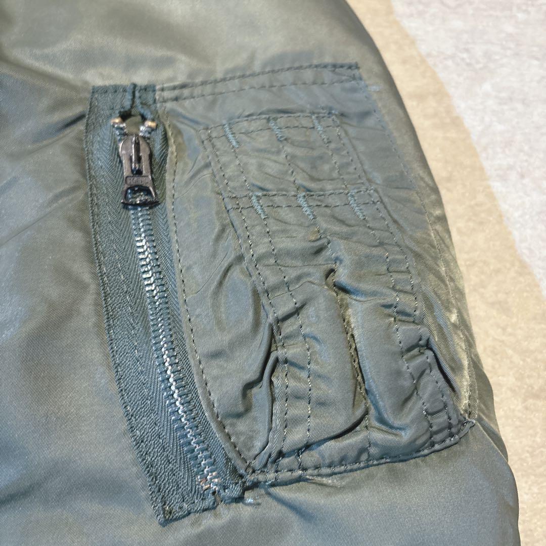 90s ALPHA INDUSTRIES アルファ MA-1 USA製 XL