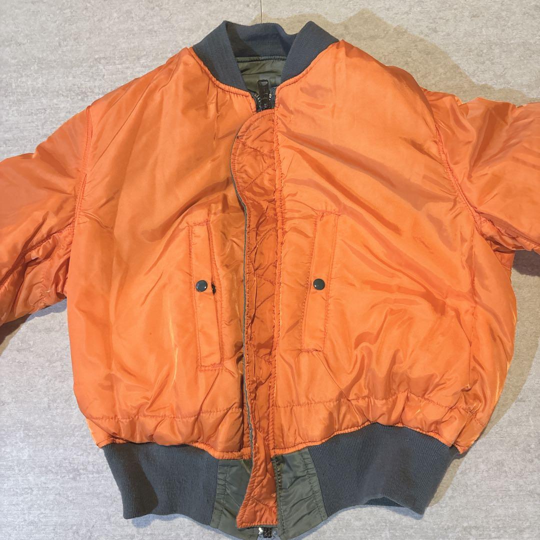 90s ALPHA INDUSTRIES アルファ MA-1 USA製 XL