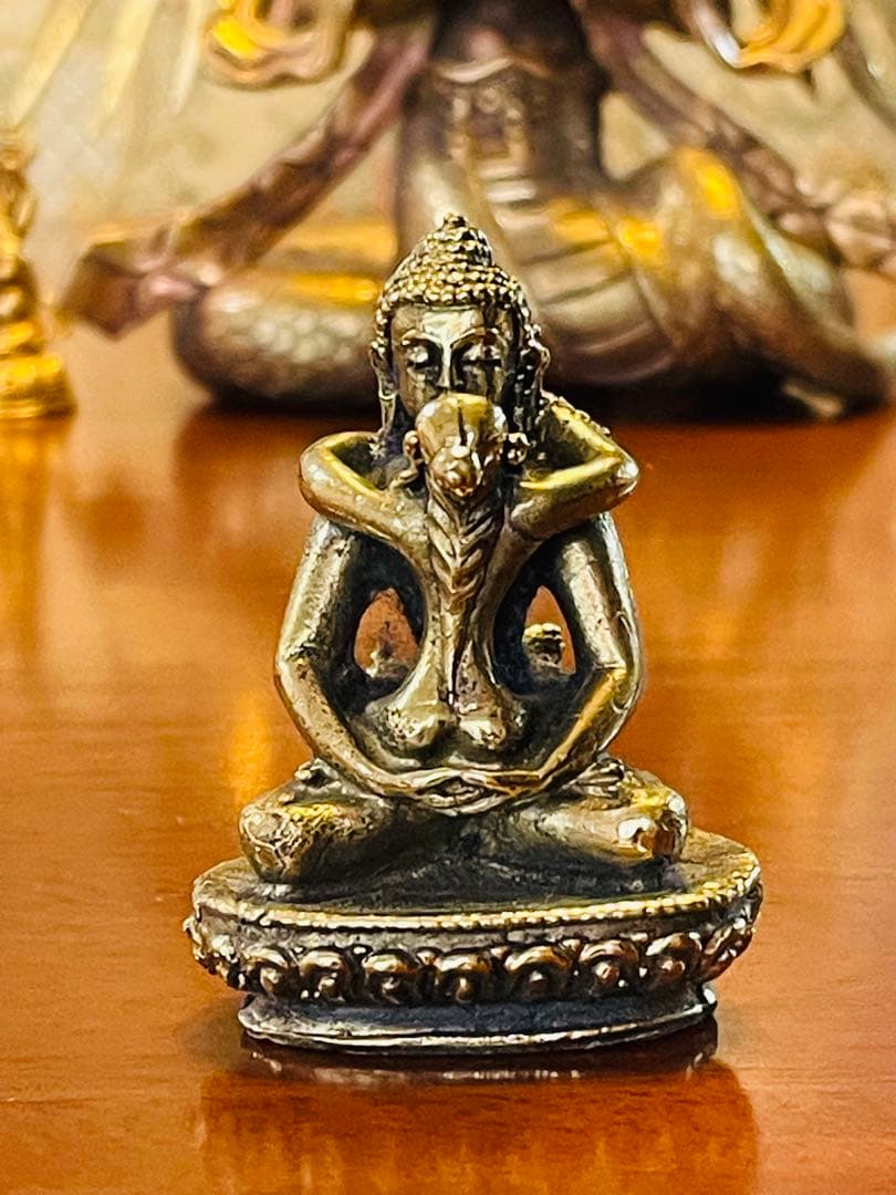 チベット密教 秘仏 シャクティ 歓喜仏　ヤブユム像　仏像 仏陀　釈迦　一点物