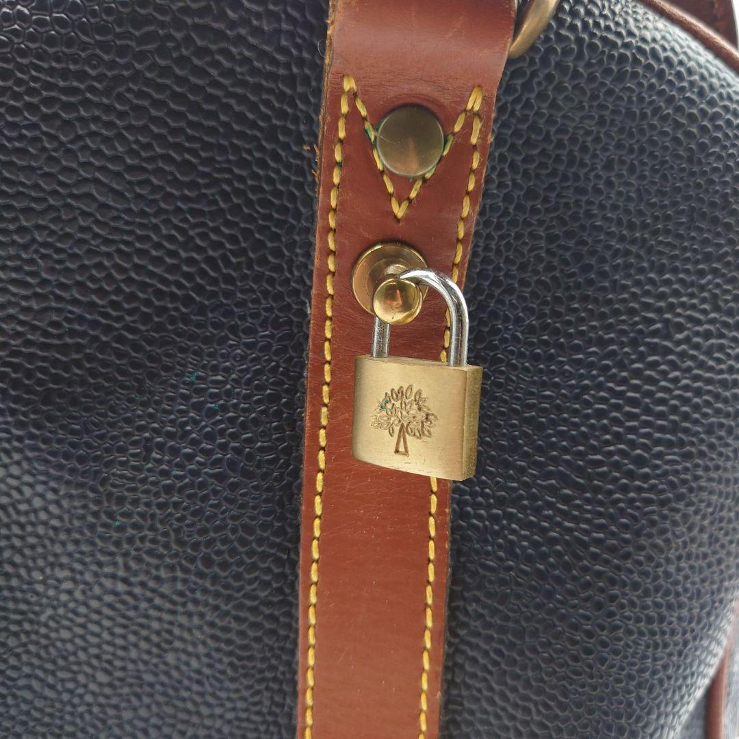 【大容量】マルベリー　レザー　大型　ボストン　バッグ　2WAY 旅行　出張