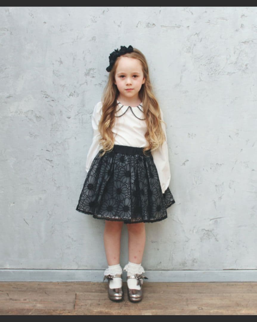 Rora　モイナブラウス、スカートセット　110cm 　卒園式　入園式　発表会