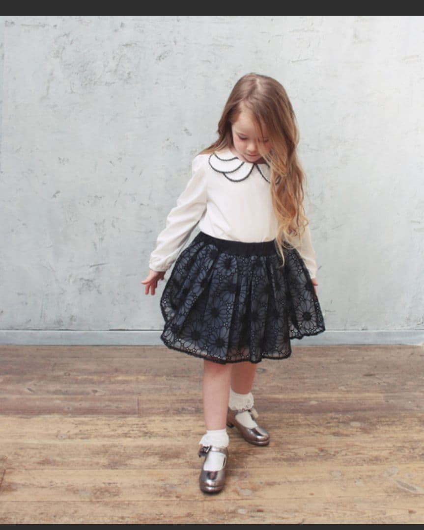 Rora　モイナブラウス、スカートセット　110cm 　卒園式　入園式　発表会