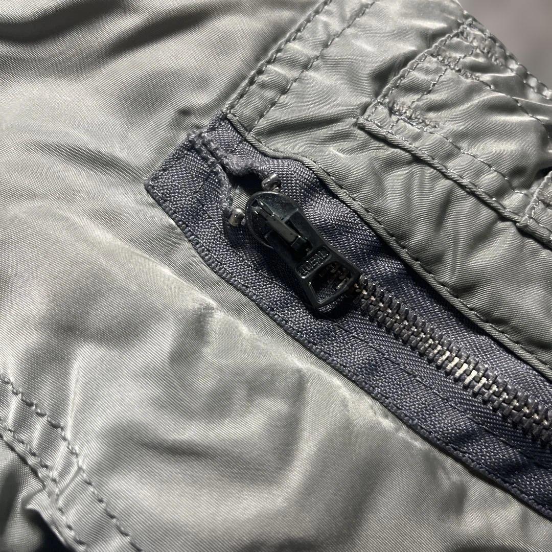 90s USA製 alpha ma-1 フライトジャケット M シルバー