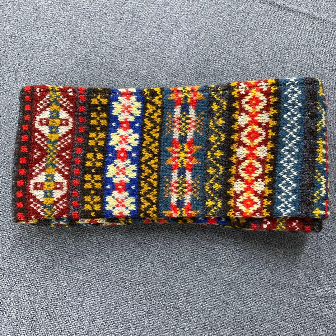 N400◯ jamieson's ウールマフラー スコットランド製