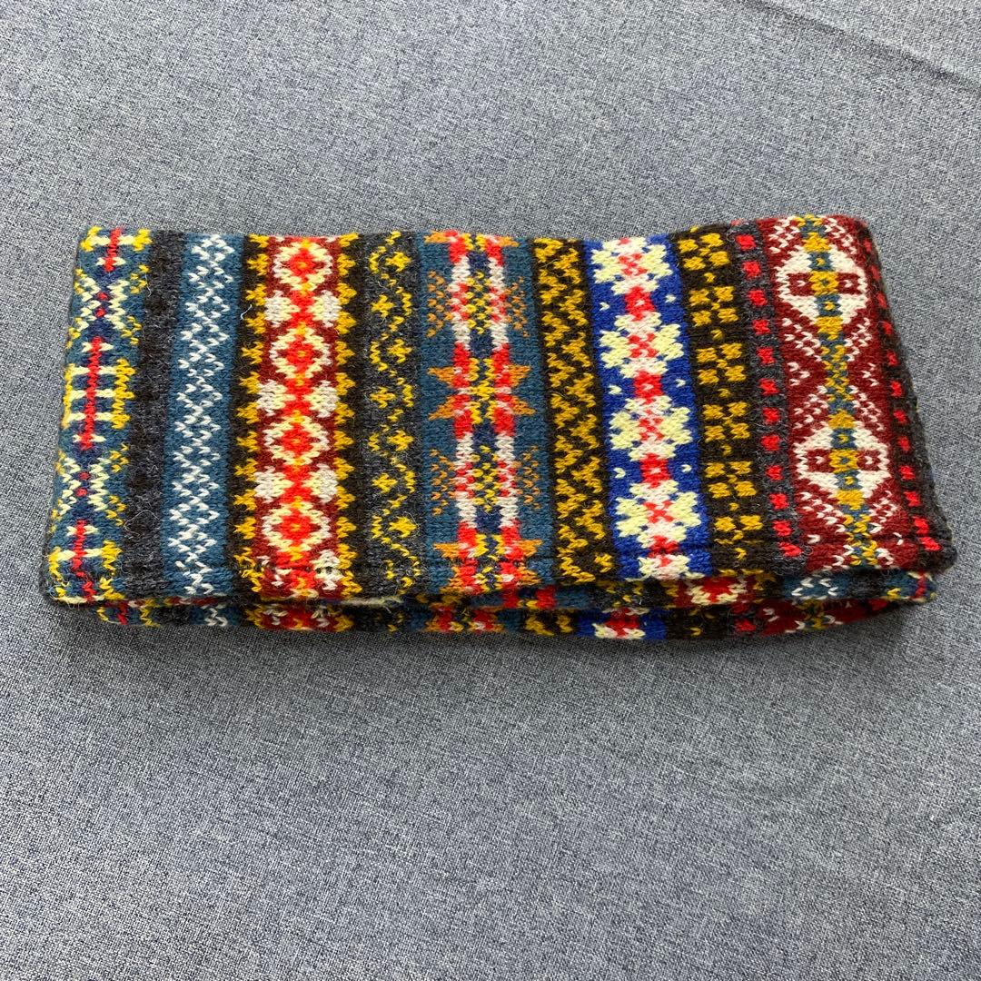 N400◯ jamieson's ウールマフラー スコットランド製