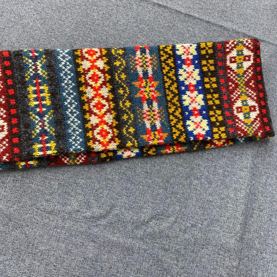 N400◯ jamieson's ウールマフラー スコットランド製