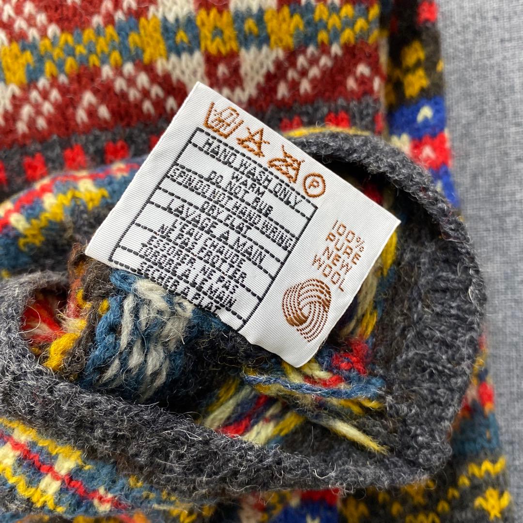 N400◯ jamieson's ウールマフラー スコットランド製